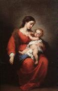 Bartolome Esteban Murillo Virgin and Child oil on canvas